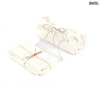 Természetes Len Asztalterítő, fehér, 150x150 | LINEN - SMOL