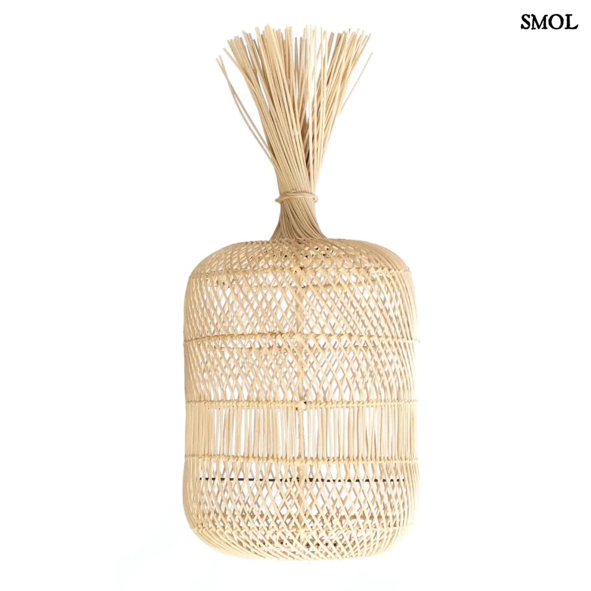 Természetes Rattan Álló - és függőlámpaernyő, 65 cm | DUMPLING - SMOL