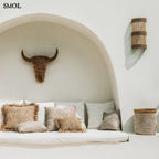 Természetes Rattan Fali lámpaernyő, 50 cm | JALAL - SMOL