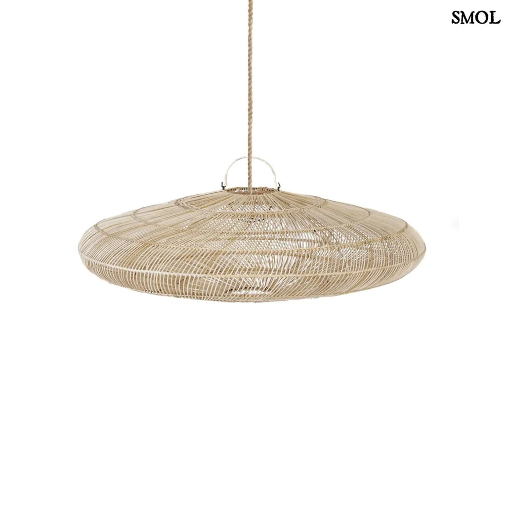 Természetes Rattan Függőlámpaernyő, ⌀110 cm | MACARON - SMOL