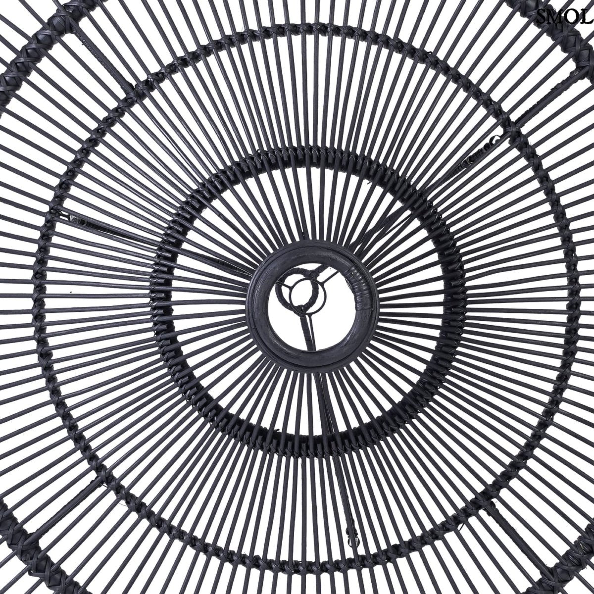 Természetes Rattan Függőlámpaernyő, ⌀110 cm | SKY - SMOL