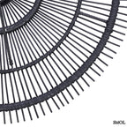 Természetes Rattan Függőlámpaernyő, ⌀110 cm | SKY - SMOL