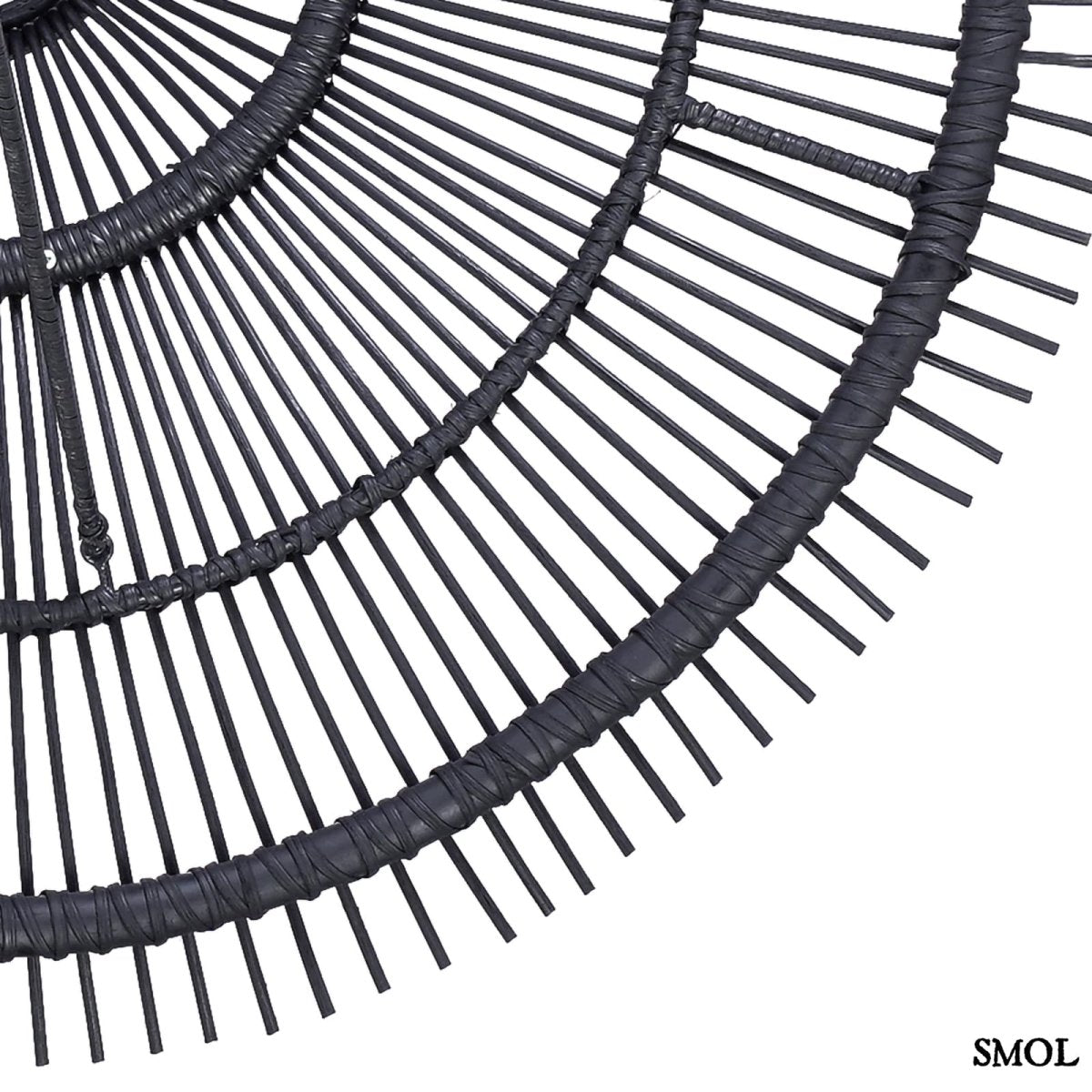 Természetes Rattan Függőlámpaernyő, ⌀110 cm | SKY - SMOL