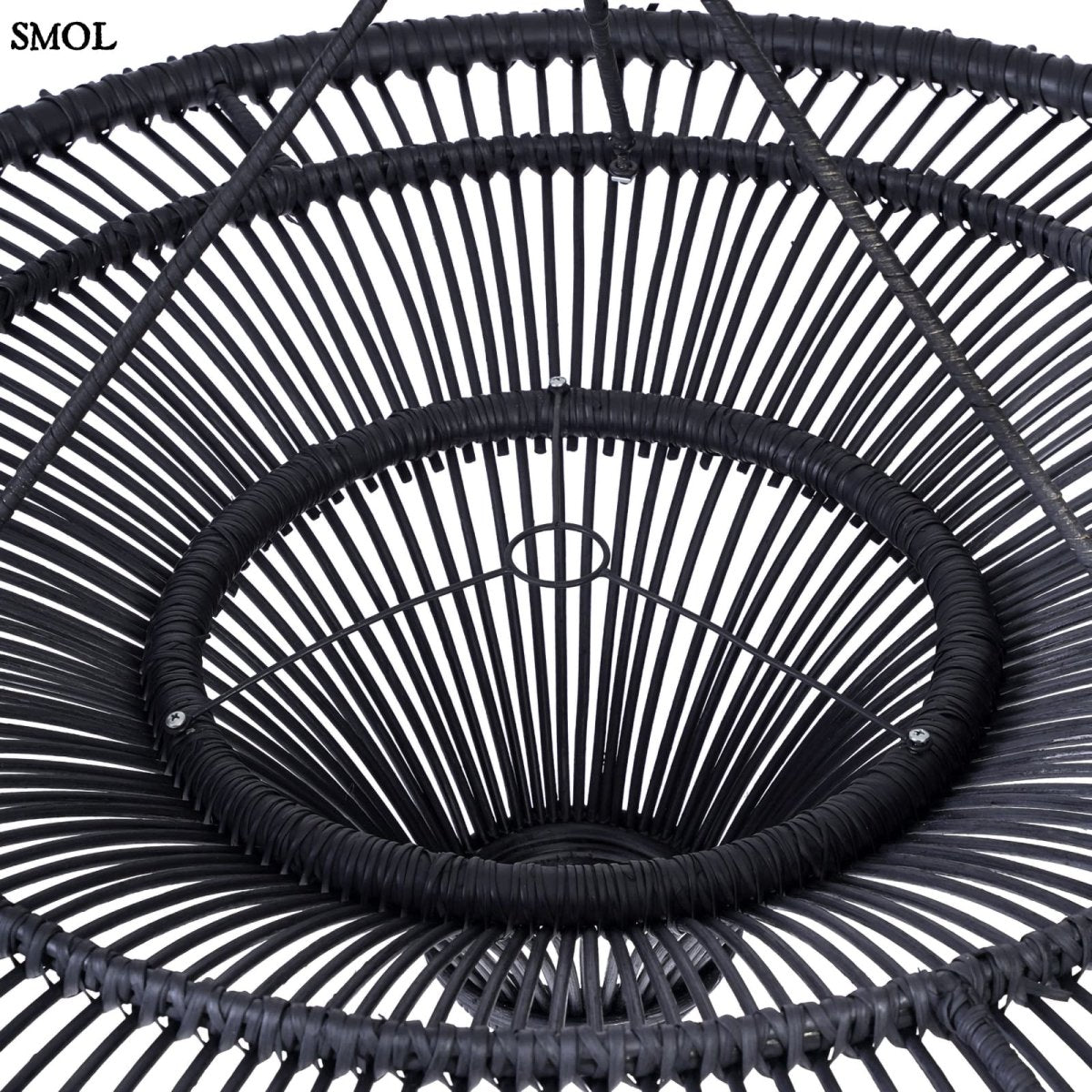 Természetes Rattan Függőlámpaernyő, ⌀110 cm | SKY - SMOL