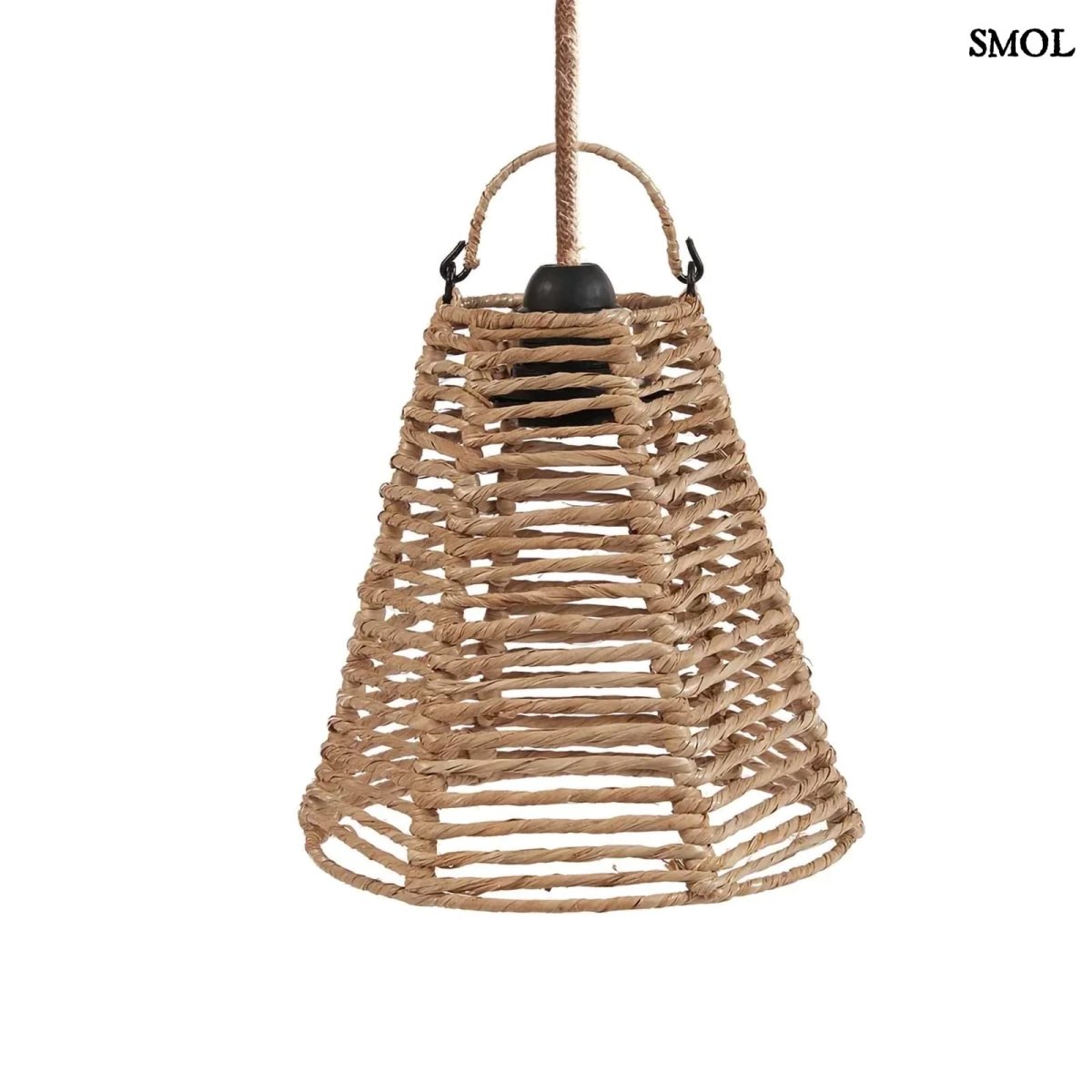 Természetes Rattan Függőlámpaernyő, ⌀20 cm | FINI - SMOL
