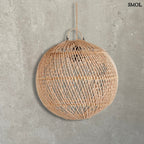 Természetes Rattan Függőlámpaernyő, ⌀30 cm | BUBBLE - SMOL