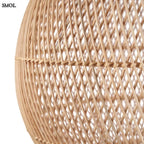 Természetes Rattan Függőlámpaernyő, ⌀30 cm | BUBBLE - SMOL