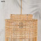 Természetes Rattan Függőlámpaernyő, 40 cm | COLONIAL - SMOL