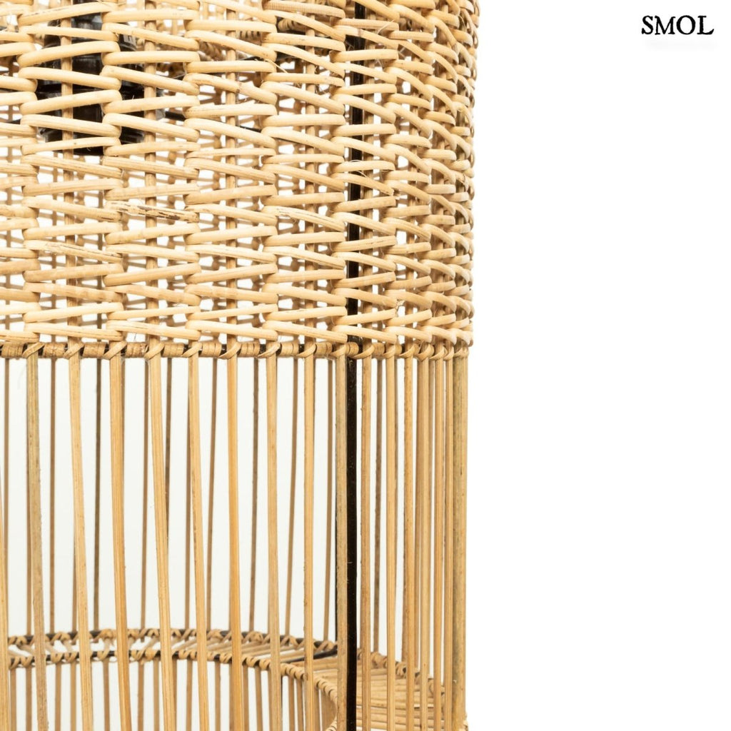 Természetes Rattan Függőlámpaernyő, 40 cm | COLONIAL - SMOL