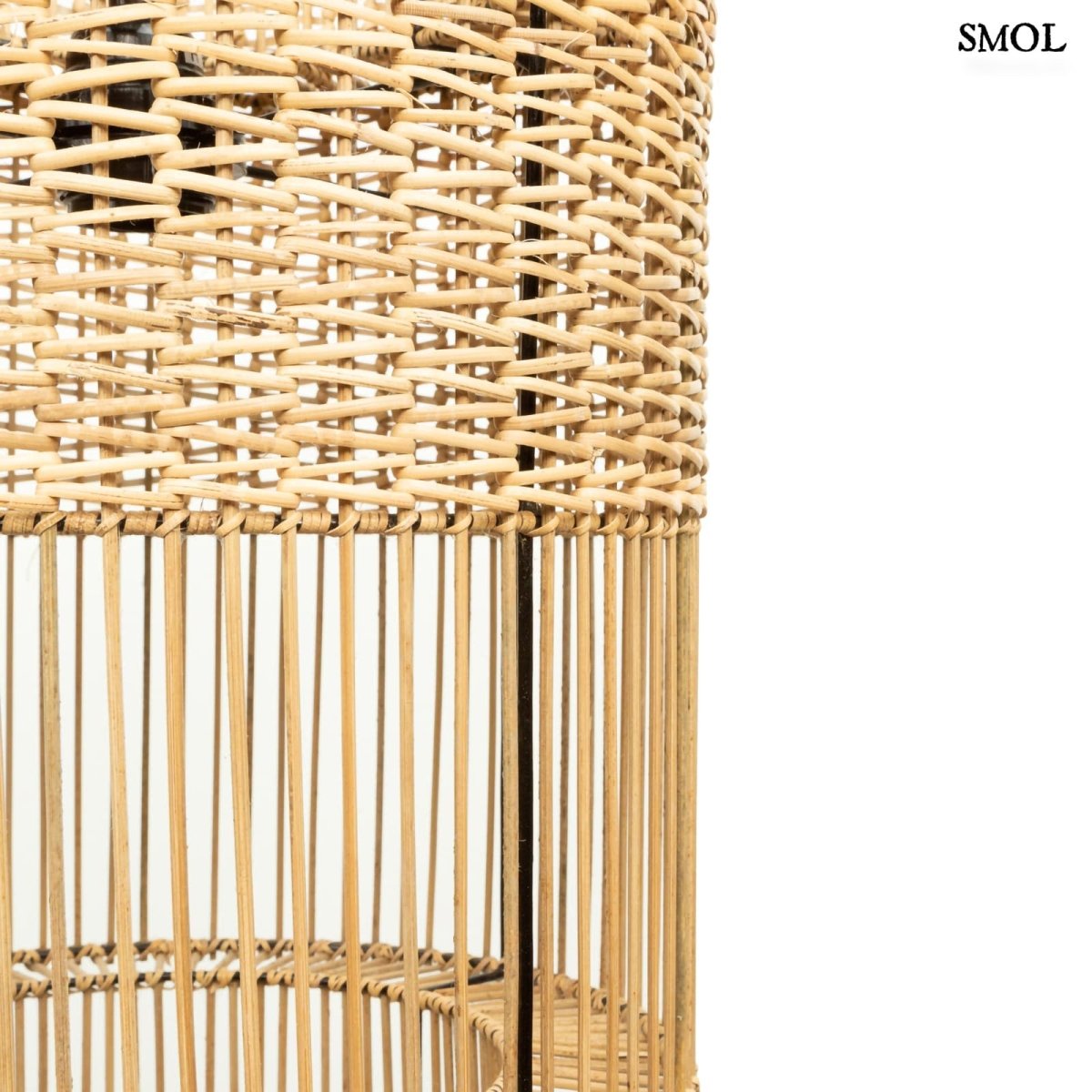 Természetes Rattan Függőlámpaernyő, 40 cm | COLONIAL - SMOL