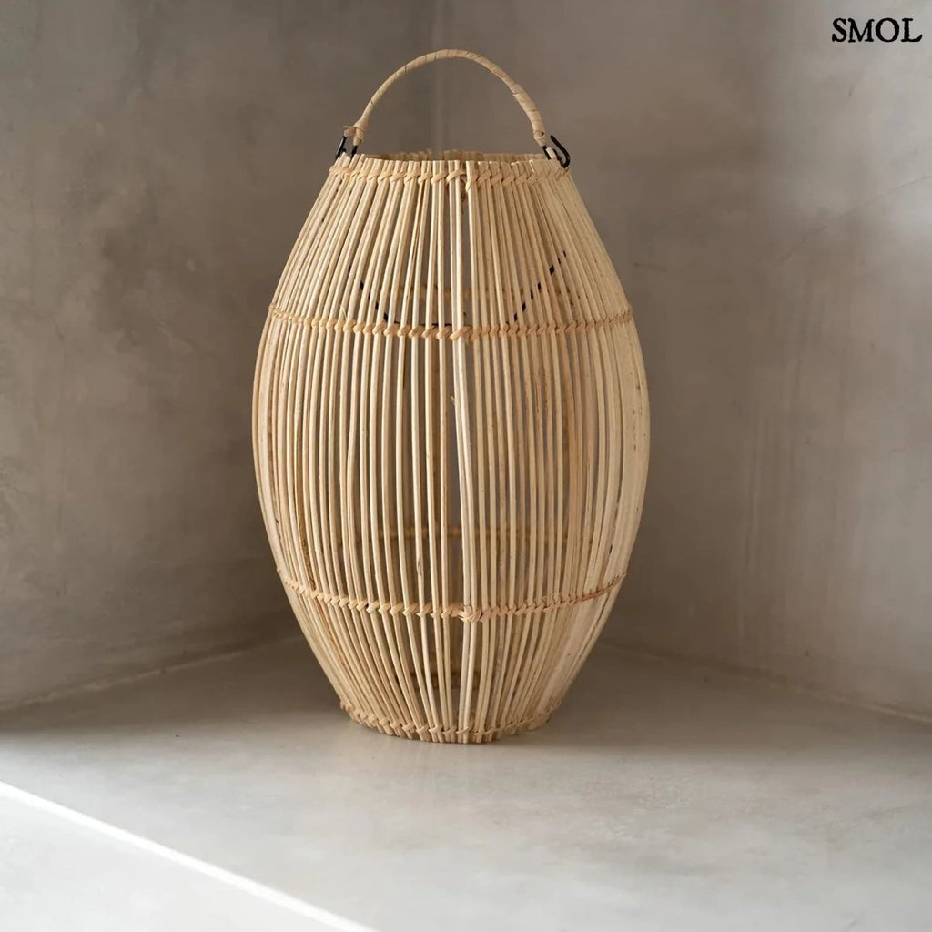 Természetes Rattan Függőlámpaernyő, 48 cm | ZURI - SMOL