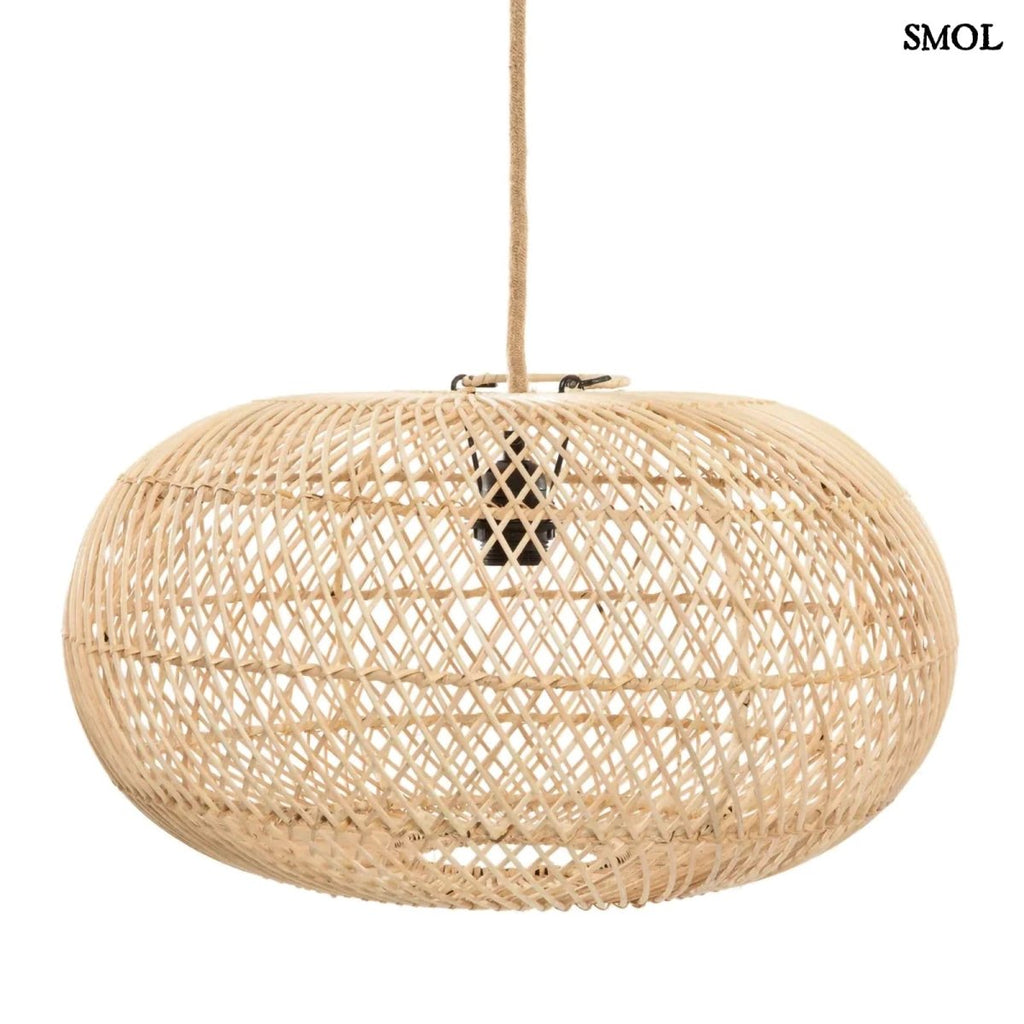 Természetes Rattan Függőlámpaernyő, 50 cm | WHOLLY - SMOL
