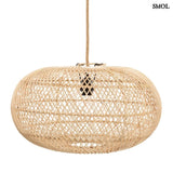 Lámpaernyő – rattan, kosaras forma, füllel, M | WHOLLY