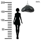 Természetes Rattan Függőlámpaernyő, 60 cm | CLOUD - SMOL