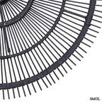 Természetes Rattan Függőlámpaernyő, ⌀60 cm | SKY - SMOL