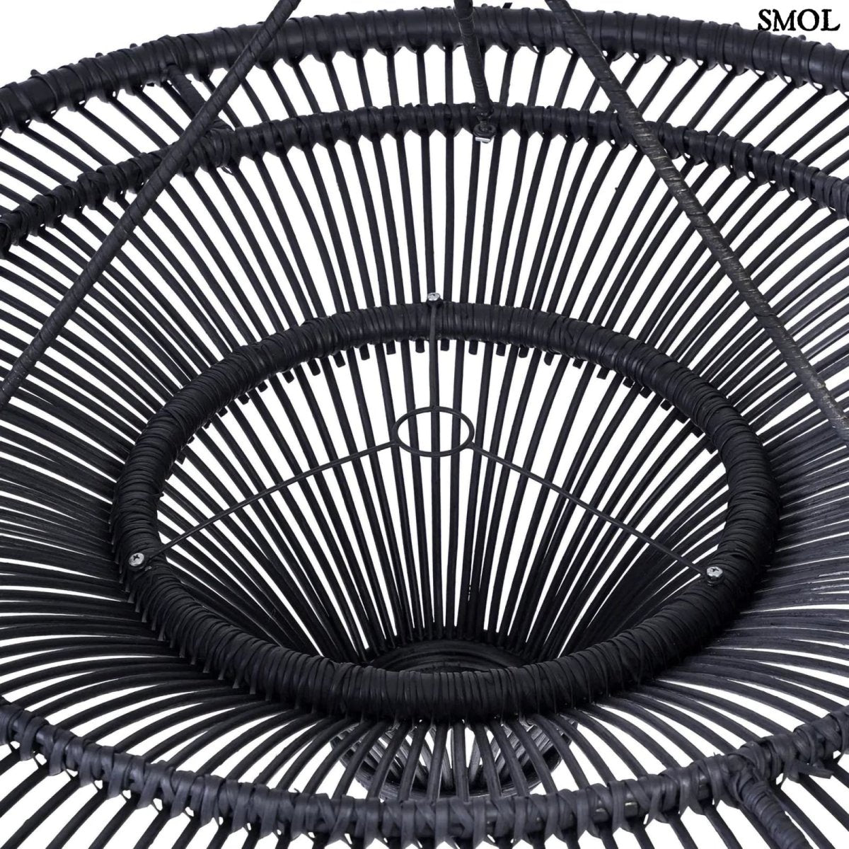 Természetes Rattan Függőlámpaernyő, ⌀60 cm | SKY - SMOL