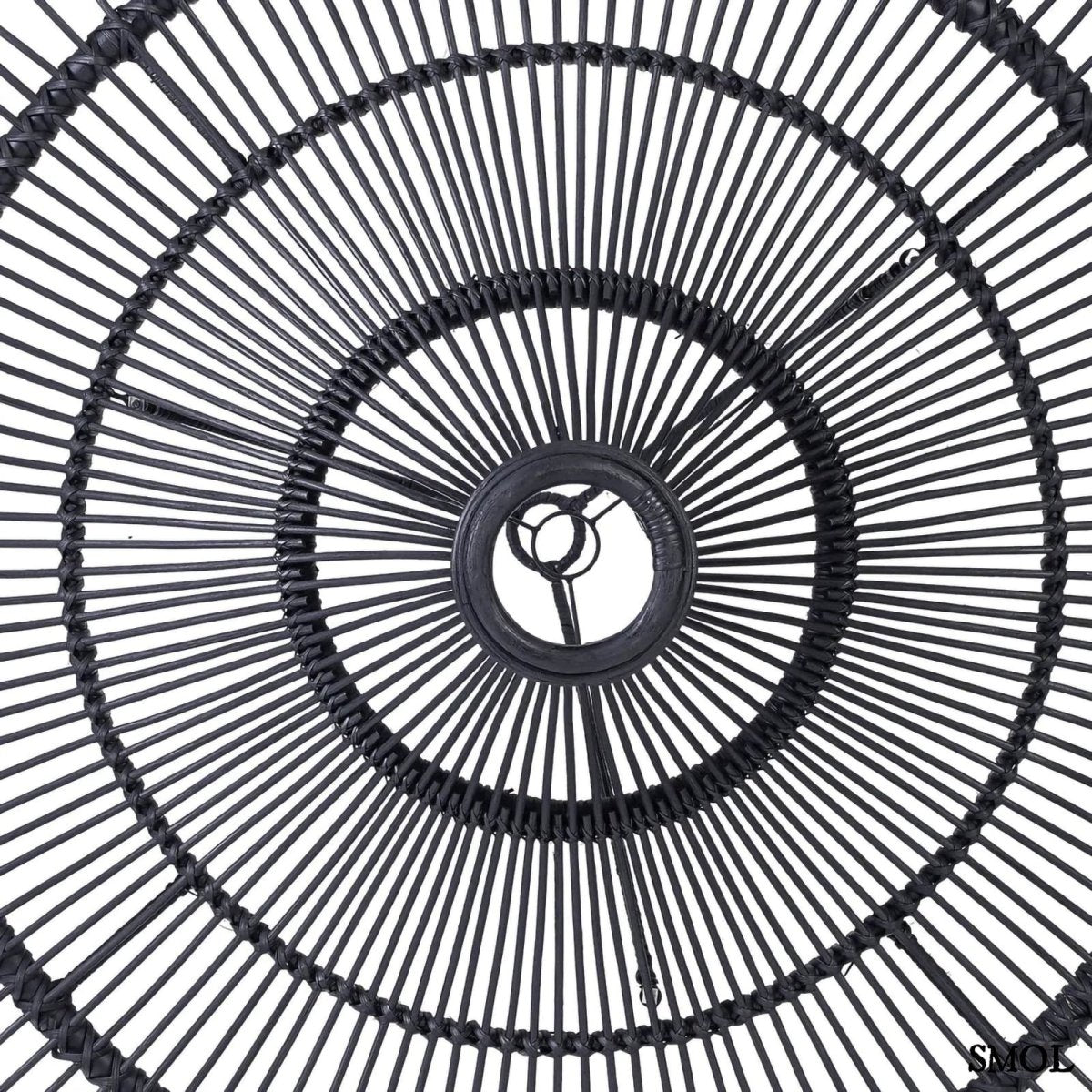 Természetes Rattan Függőlámpaernyő, ⌀60 cm | SKY - SMOL