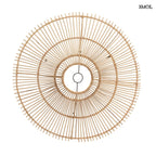 Természetes Rattan Függőlámpaernyő, 60 cm | SKY - SMOL