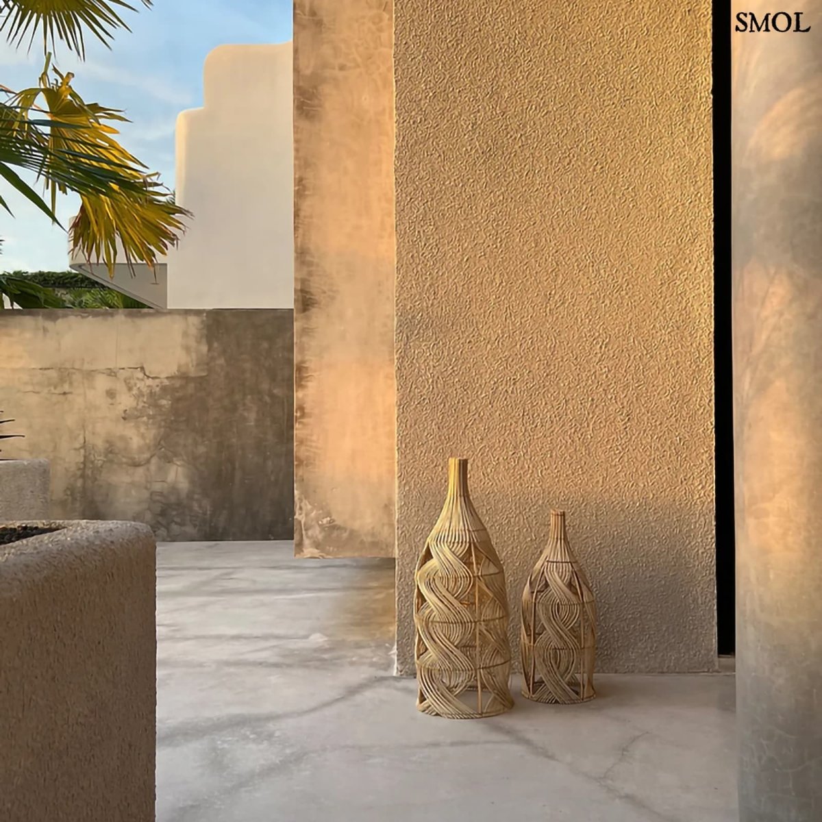 Természetes Rattan Lámpaernyő, 55 cm | GARAFFA - SMOL