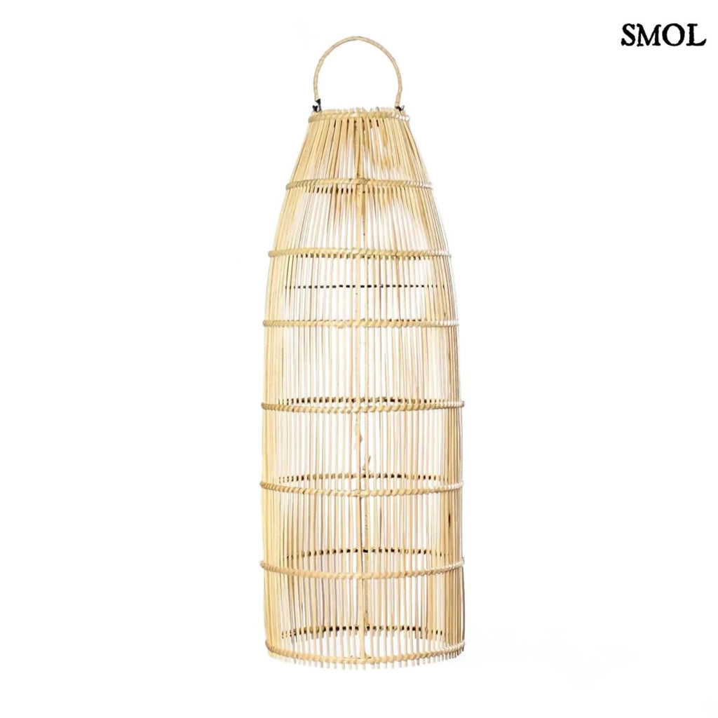 Természetes Rattan lámpaernyő, 62 cm | FISH TRAP - SMOL