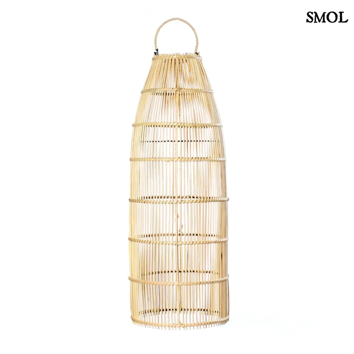 Természetes Rattan lámpaernyő, 62 cm | FISH TRAP - SMOL
