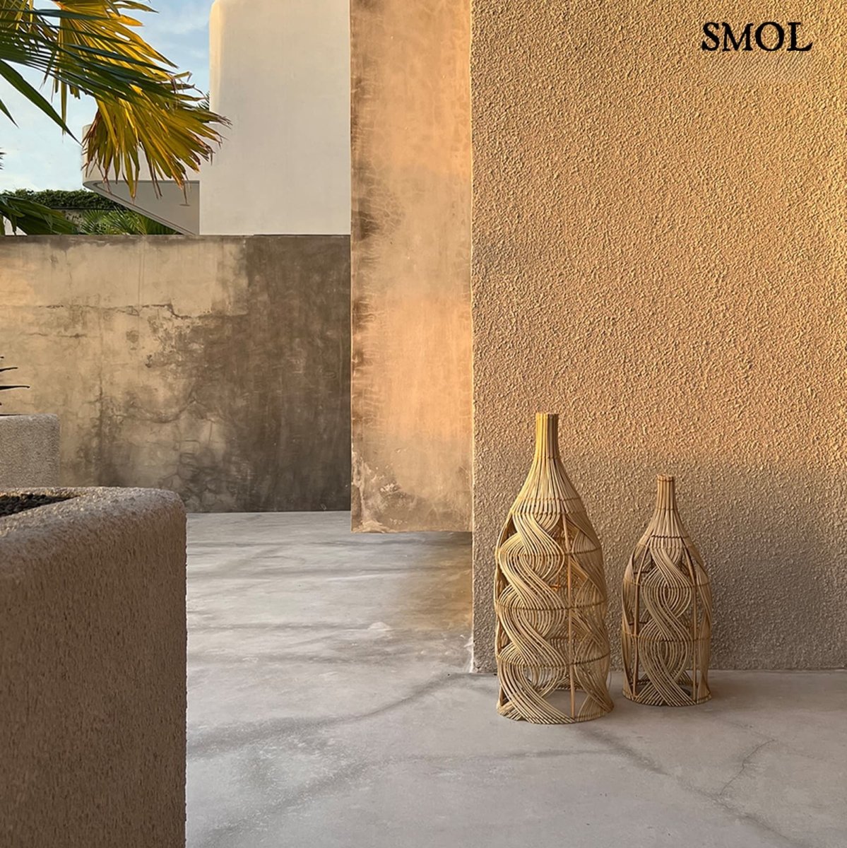 Természetes Rattan Lámpaernyő, 70 cm | GARAFFA - SMOL