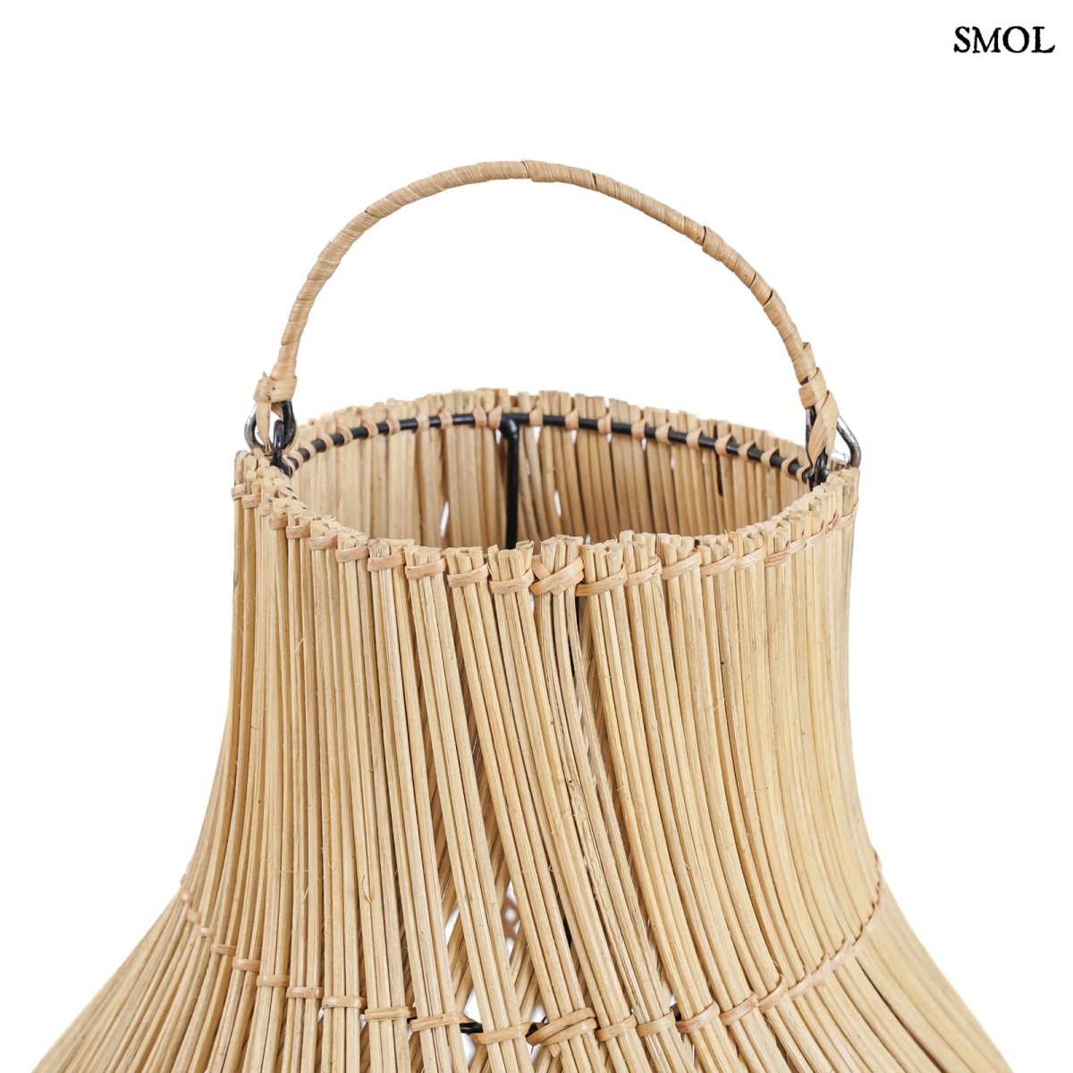 Természetes Rattan Lámpaernyő, 90 cm | KENDI - SMOL