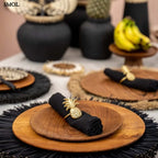 Természetes Teakfa Dísztál, 35 cm | TEAK ROOT - SMOL