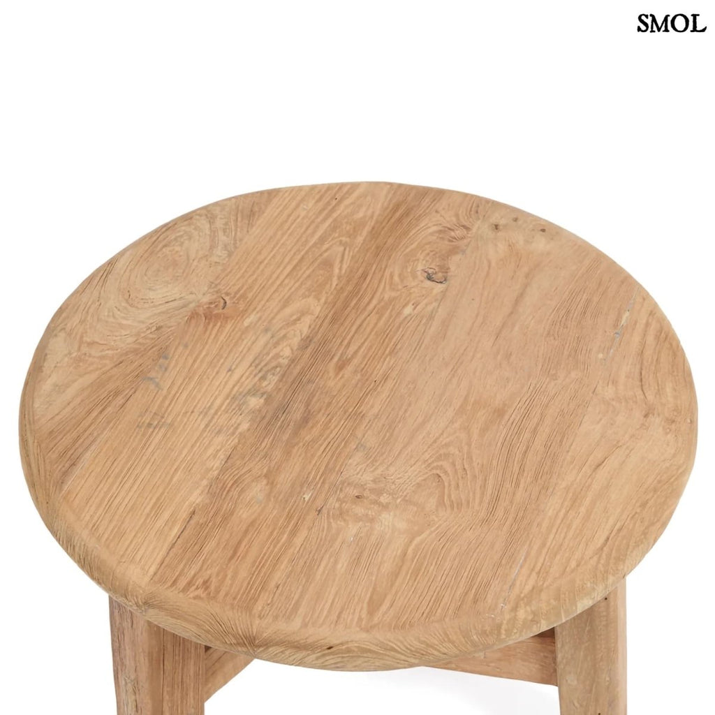 Természetes Teakfa Kisasztal, 50 cm | FUSUMA - SMOL