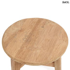 Természetes Teakfa Kisasztal, 50 cm | FUSUMA - SMOL