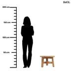 Természetes Teakfa Kisasztal, 50 cm | FUSUMA - SMOL