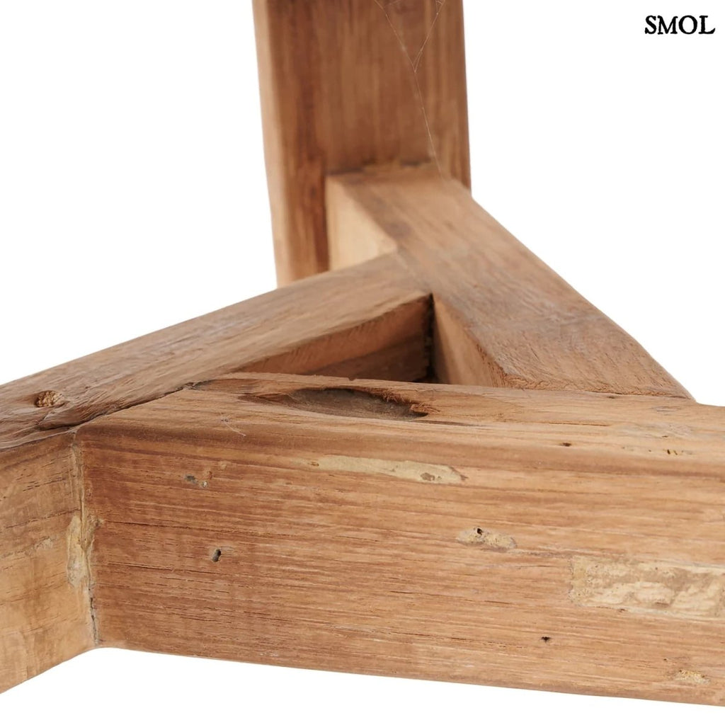 Természetes Teakfa Kisasztal, 50 cm | FUSUMA - SMOL