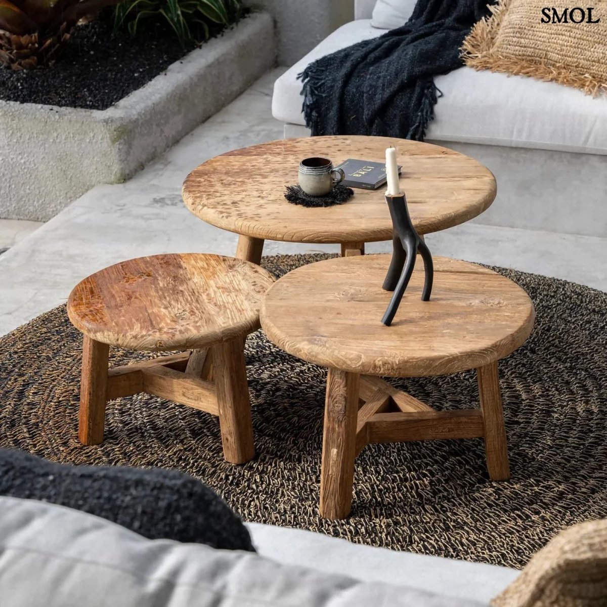 Természetes Tengerifű Szőnyeg, 200 cm | SEAGRASS CARPET - SMOL