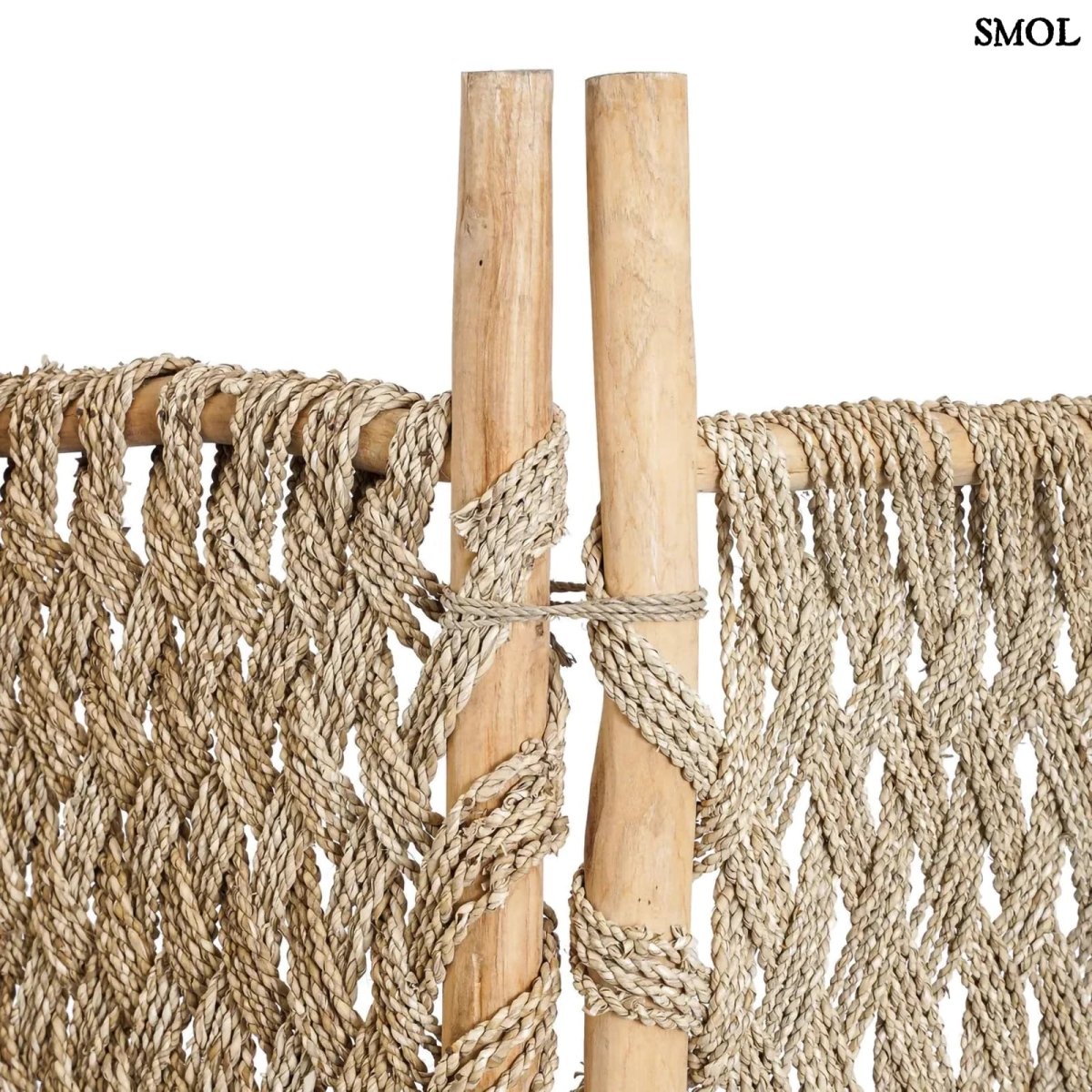 Természetes térelválasztó paraván - natúr | ROOM DIVIDER - SMOL