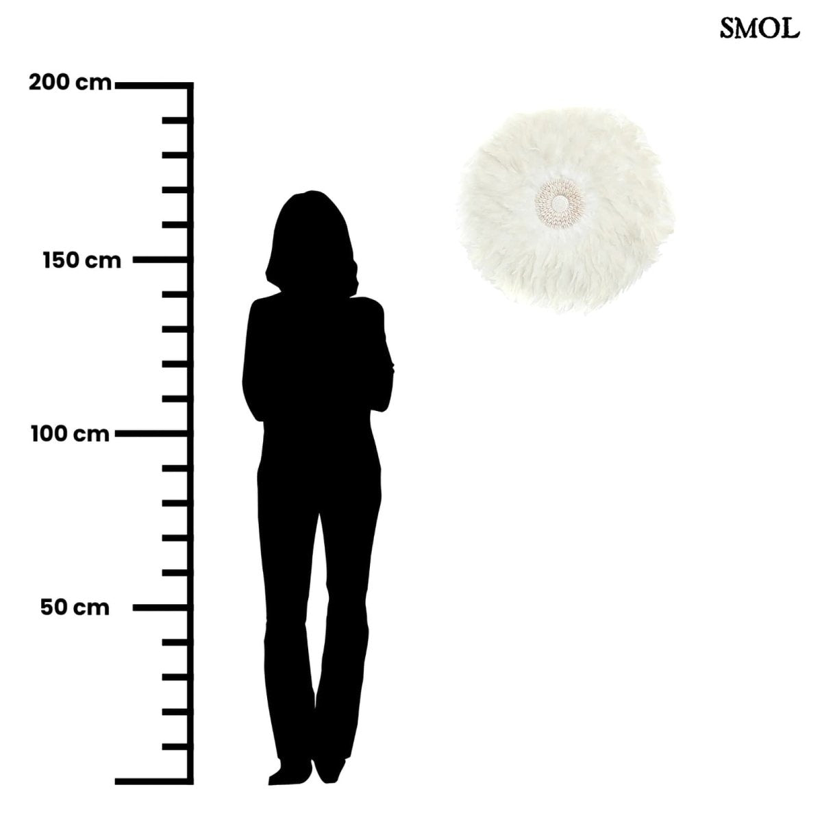 Tollas Fali Dekoráció Kagylóval, 60 cm| COASTAL JUJU - SMOL