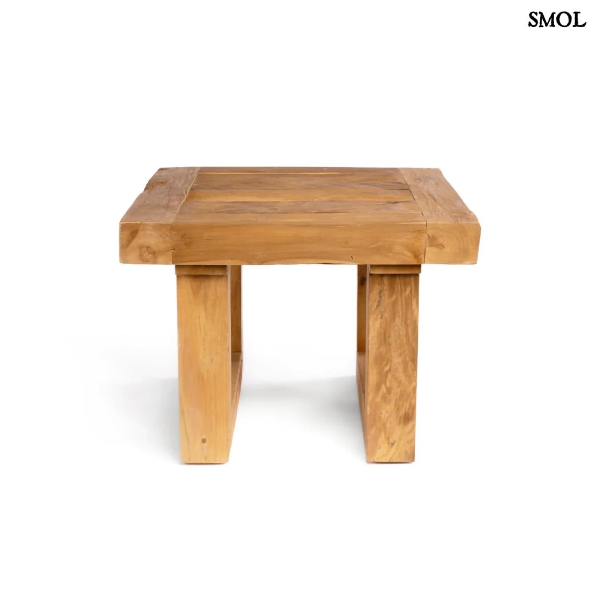 Újrahasznosított Teakfa Kisasztal – Natúr, 50 cm | RECLAIMED TEAK - SMOL