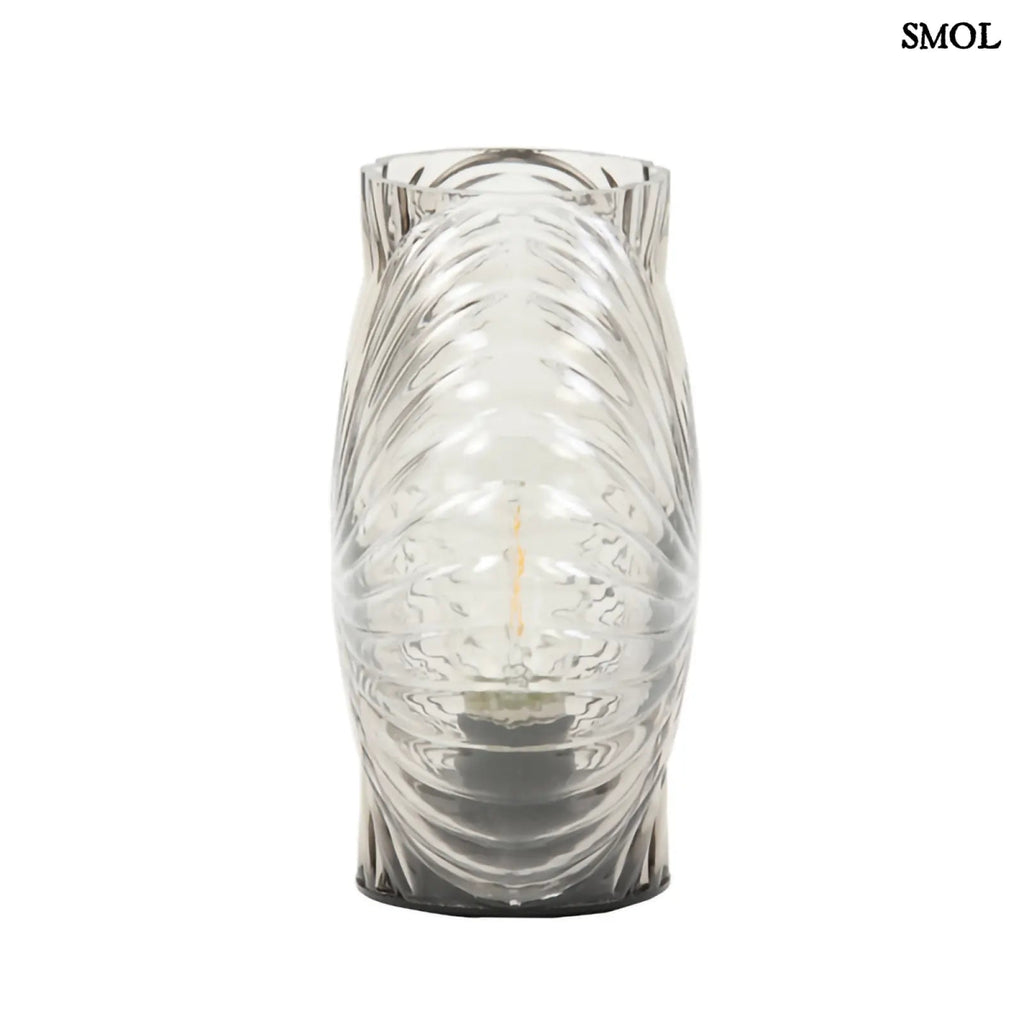 Üveg asztali lámpa - hordozható | FOLFE | SMOL - oldalról