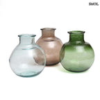 Üvegváza - bézs, 31 cm | YUGANGB - SMOL