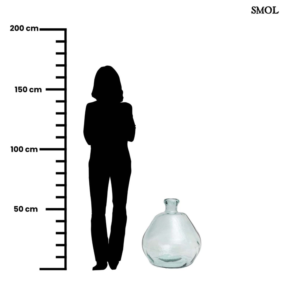 Üvegváza - nagyméretű | BOBAI - SMOL