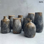 Váza - antik szürke, terrakotta, 24 cm | CLASSY - SMOL