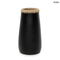 Vase – Black-natural terracotta vase, M | SNEAKY