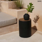 Váza - fekete, terrakotta, 14 cm | PEAKY - SMOL