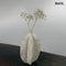 Vase – ceramic, star fruit shape, white, 20 cm | ASA
