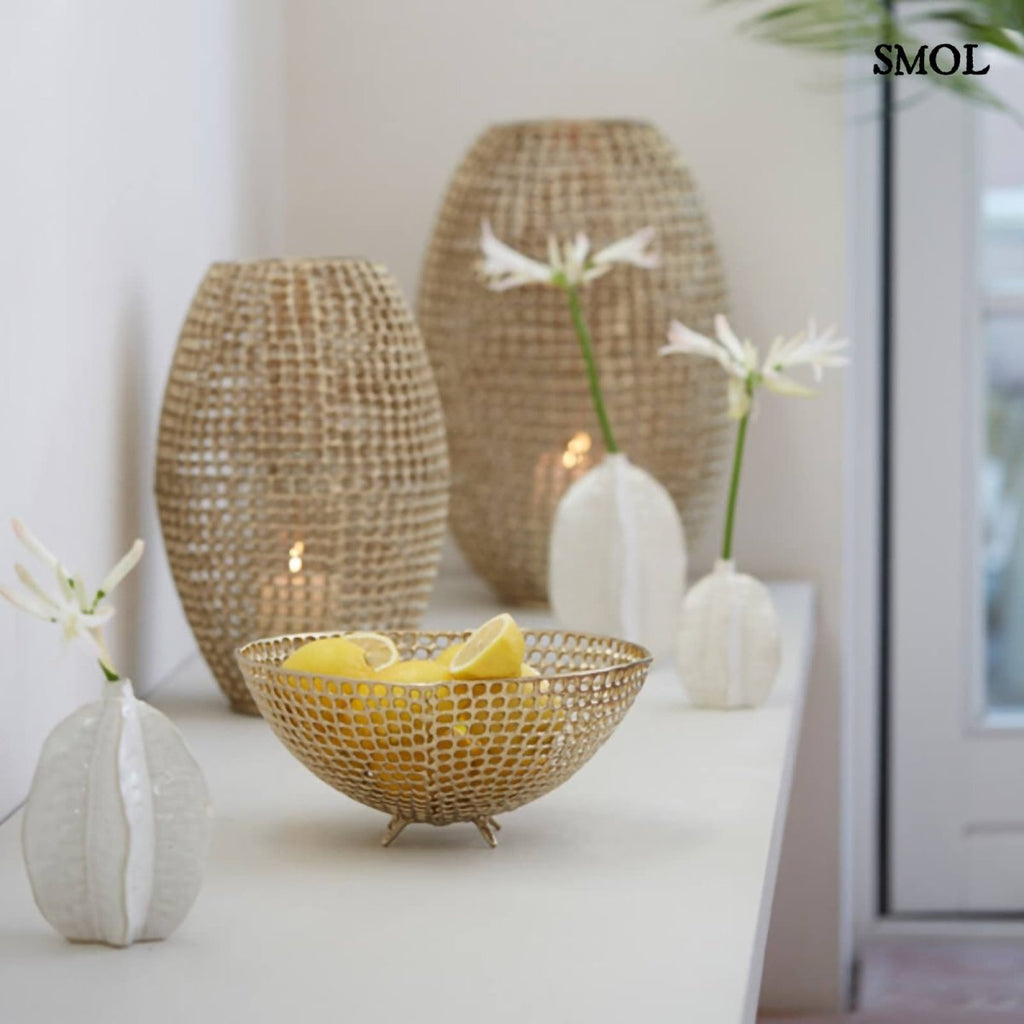 ASA kerámia váza – csillaggyümölcs forma, fehér, 20 cm - smol.hu - polcon