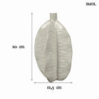 ASA kerámia váza – csillaggyümölcs forma, fehér, 20 cm - smol.hu - méretekkel