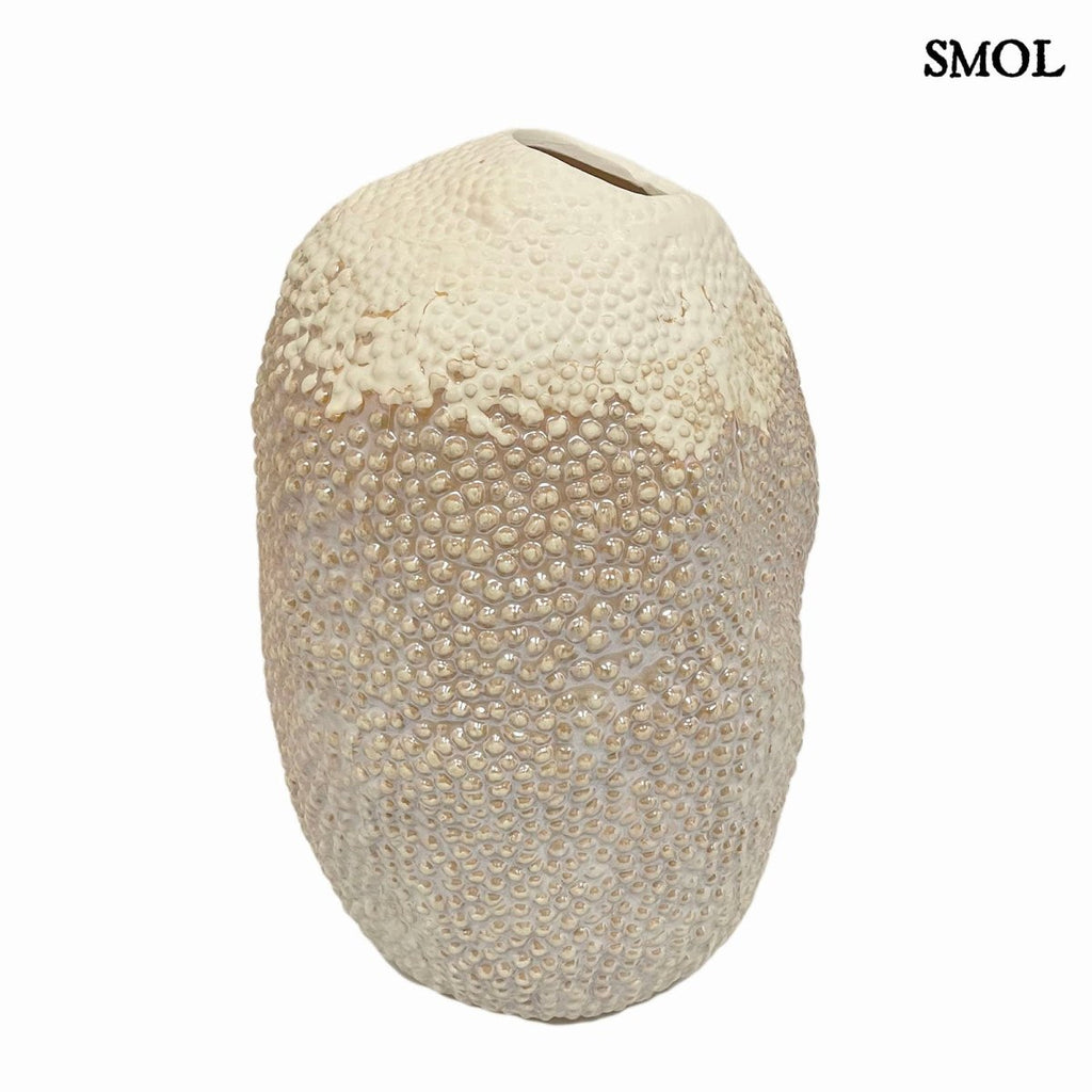 Váza - kerámia, színátmenetes, 28 cm | IRIS - smol.hu - fehér háttérrel