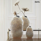 Váza - kerámia, színátmenetes, 28 cm | IRIS - smol.hu - több méretben virággal