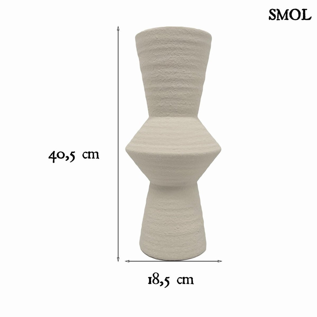 Váza - nagyméretű, kerámia, 40,5 cm  | LORI - smol.hu - méretekkel