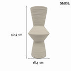 Váza - nagyméretű, kerámia, 40,5 cm  | LORI - smol.hu - méretekkel