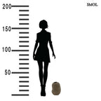 Váza - organikus forma, kerámia, 28 cm | KACPER - smol.hu - méretarányosan